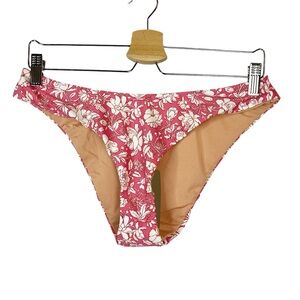 NWT J. Crew Curved Waist Cheeky Bikini Bottom in Tossed Floral